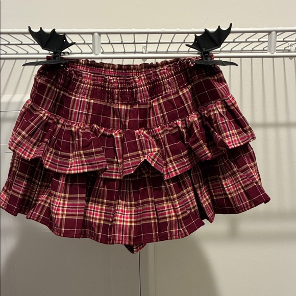 Plaid Ruffle Skort - Picture 3 of 3